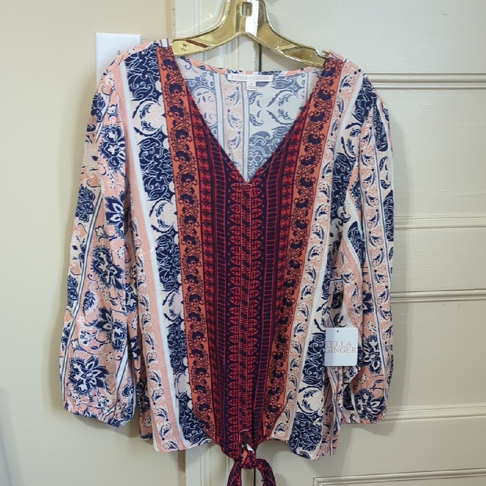 Stella & Ginger Women's Plus Size Blouse NWT